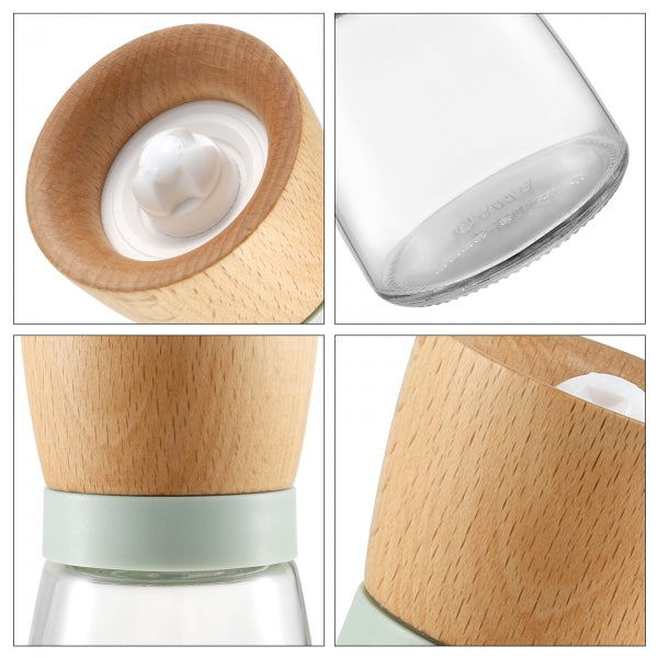 Wood Salt & Pepper Grinder Set