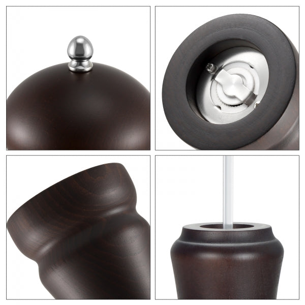 Classic Wooden Salt & Pepper Grinder Set