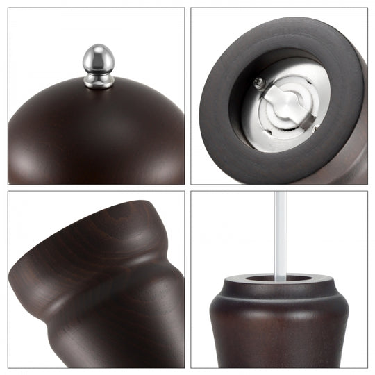 Classic Wooden Salt & Pepper Grinder Set