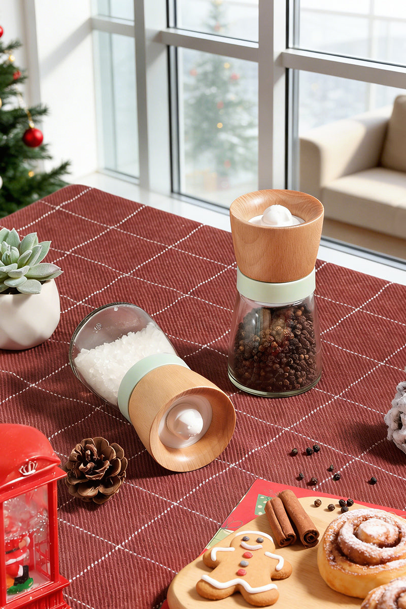 Wood Salt & Pepper Grinder Set, your good companion in life