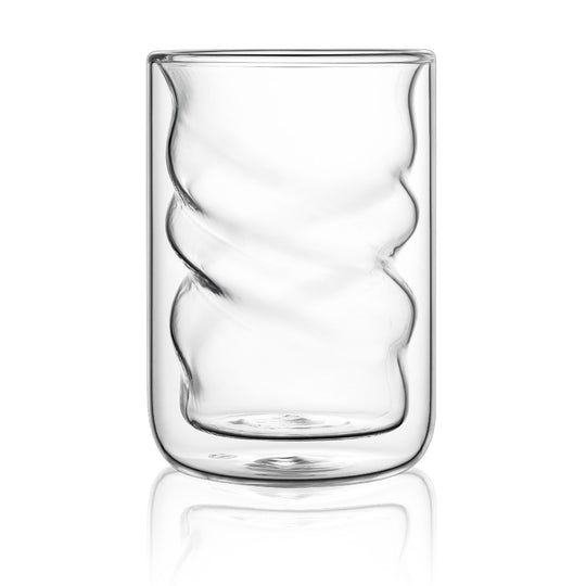 Spiral Glass Cups Set
