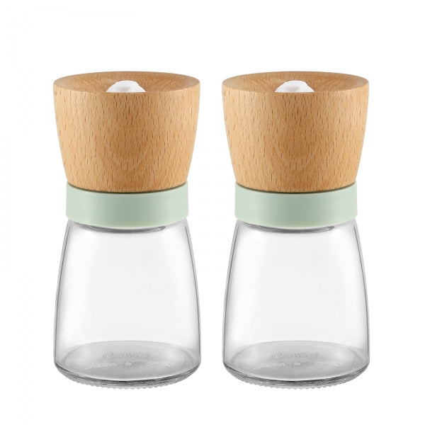Wood Salt & Pepper Grinder Set