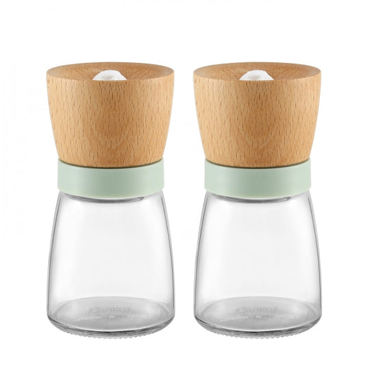 Wood Salt & Pepper Grinder Set